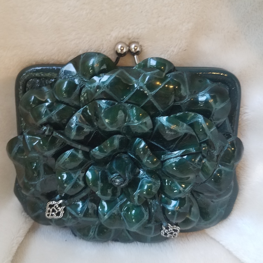 NWT BRIGHTON ROSELIE SHINE LARGE COIN PURSE